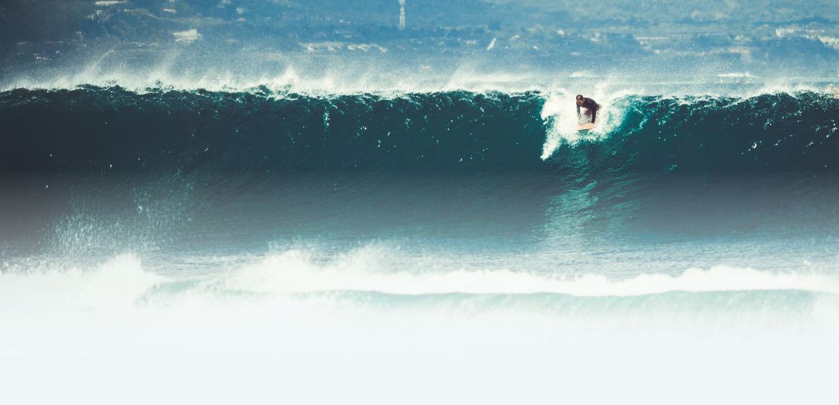 SkiffleBox — surf brand homepage hero